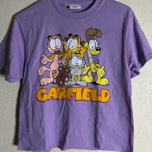New Without Tag Garfield Crop Top Size Small